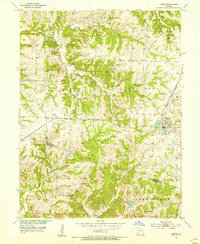 Download a high-resolution, GPS-compatible USGS topo map for Higbee, MO (1955 edition)