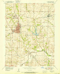 Download a high-resolution, GPS-compatible USGS topo map for Higginsville, MO (1951 edition)
