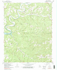 Download a high-resolution, GPS-compatible USGS topo map for Hilda, MO (1975 edition)
