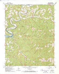 Download a high-resolution, GPS-compatible USGS topo map for Hilda, MO (1970 edition)