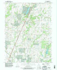 Download a high-resolution, GPS-compatible USGS topo map for Holt, MO (1995 edition)