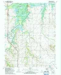 preview thumbnail of historical topo map of Vernon County, MO in 1991