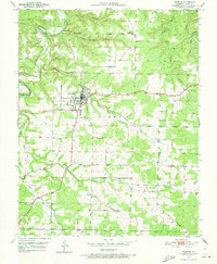 Download a high-resolution, GPS-compatible USGS topo map for Houston, MO (1973 edition)