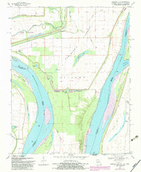 Download a high-resolution, GPS-compatible USGS topo map for Hubbard Lake, MO (1983 edition)