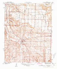 Download a high-resolution, GPS-compatible USGS topo map for Humansville, MO (1944 edition)