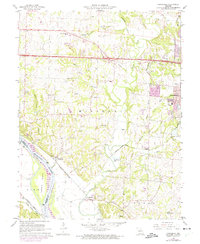 Download a high-resolution, GPS-compatible USGS topo map for Huntsdale, MO (1975 edition)