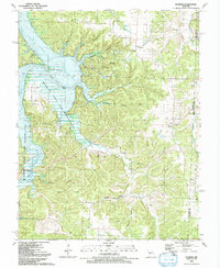 Download a high-resolution, GPS-compatible USGS topo map for Iconium, MO (1991 edition)