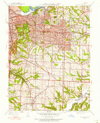 Download a high-resolution, GPS-compatible USGS topo map for Independence, MO (1955 edition)