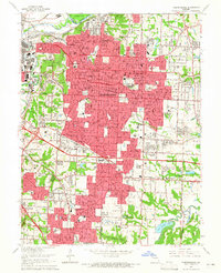 preview thumbnail of historical topo map of Independence, MO in 1964