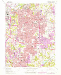 Download a high-resolution, GPS-compatible USGS topo map for Independence, MO (1976 edition)