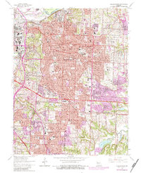Download a high-resolution, GPS-compatible USGS topo map for Independence, MO (1983 edition)