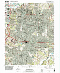 preview thumbnail of historical topo map of Independence, MO in 1996