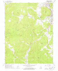 preview thumbnail of historical topo map of Ironton, MO in 1968