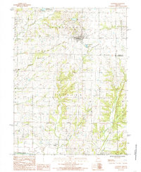 Download a high-resolution, GPS-compatible USGS topo map for Jamesport, MO (1985 edition)