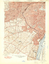 1941 Map of Jefferson Barracks, 1950 Print