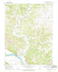 Download a high-resolution, GPS-compatible USGS topo map for Jefferson City NW, MO (1971 edition)