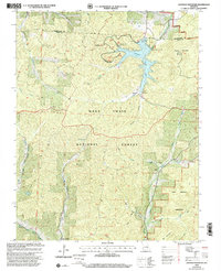 Download a high-resolution, GPS-compatible USGS topo map for Johnson Mountain, MO (2002 edition)