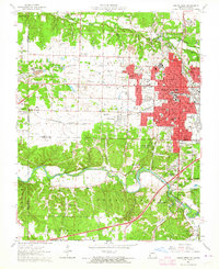 Download a high-resolution, GPS-compatible USGS topo map for Joplin West, MO (1964 edition)
