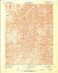 preview thumbnail of historical topo map of Phelps County, MO in 1951