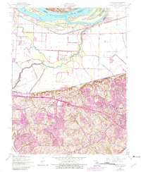 Download a high-resolution, GPS-compatible USGS topo map for Kampville, MO (1982 edition)
