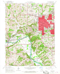 Download a high-resolution, GPS-compatible USGS topo map for Kirkwood, MO (1967 edition)
