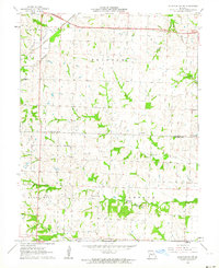 preview thumbnail of historical topo map of Lafayette County, MO in 1961