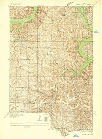 Download a high-resolution, GPS-compatible USGS topo map for Knobby Creek, MO (1935 edition)