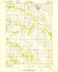 Download a high-resolution, GPS-compatible USGS topo map for La Belle, MO (1951 edition)