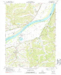 Download a high-resolution, GPS-compatible USGS topo map for Labadie, MO (1988 edition)