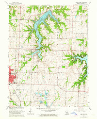 Download a high-resolution, GPS-compatible USGS topo map for Lake Jacomo, MO (1964 edition)