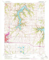 Download a high-resolution, GPS-compatible USGS topo map for Lake Jacomo, MO (1970 edition)