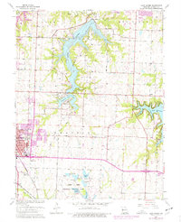 Download a high-resolution, GPS-compatible USGS topo map for Lake Jacomo, MO (1976 edition)