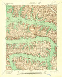 1934 Map of Lake Ozark
