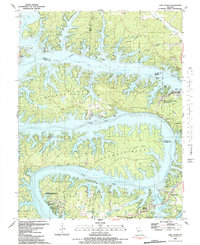 Download a high-resolution, GPS-compatible USGS topo map for Lake Ozark, MO (1989 edition)