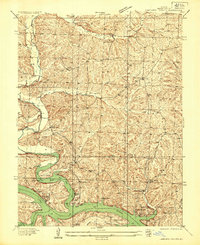 Download a high-resolution, GPS-compatible USGS topo map for Lakeview Heights, MO (1936 edition)