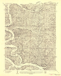 Download a high-resolution, GPS-compatible USGS topo map for Lakeview Heights, MO (1955 edition)