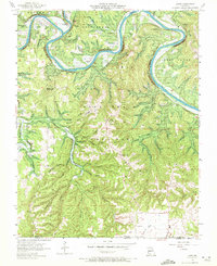 Download a high-resolution, GPS-compatible USGS topo map for Lampe, MO (1972 edition)