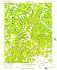Download a high-resolution, GPS-compatible USGS topo map for Lampe, MO (1957 edition)