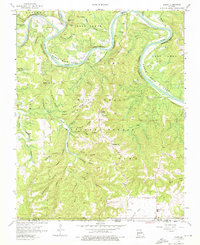 Download a high-resolution, GPS-compatible USGS topo map for Lampe, MO (1976 edition)