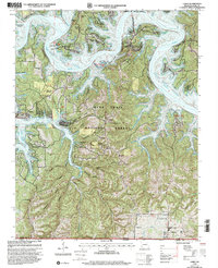 Download a high-resolution, GPS-compatible USGS topo map for Lampe, MO (2002 edition)