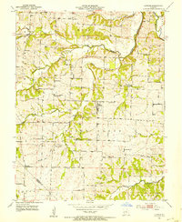 Download a high-resolution, GPS-compatible USGS topo map for Latham, MO (1954 edition)
