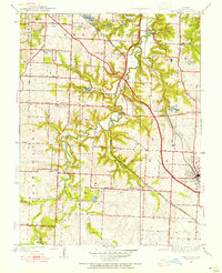 Download a high-resolution, GPS-compatible USGS topo map for Lees Summit, MO (1954 edition)