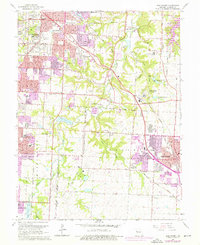 Download a high-resolution, GPS-compatible USGS topo map for Lees Summit, MO (1976 edition)