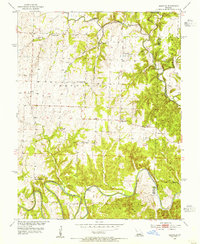 Download a high-resolution, GPS-compatible USGS topo map for Leesville, MO (1955 edition)