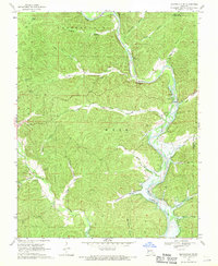 Download a high-resolution, GPS-compatible USGS topo map for Lesterville SE, MO (1971 edition)