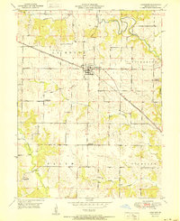 Download a high-resolution, GPS-compatible USGS topo map for Lewistown, MO (1951 edition)