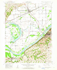 Download a high-resolution, GPS-compatible USGS topo map for Lexington West, MO (1963 edition)