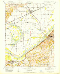 Download a high-resolution, GPS-compatible USGS topo map for Lexington West, MO (1965 edition)