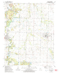 Download a high-resolution, GPS-compatible USGS topo map for Liberal, MO (1991 edition)