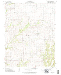 preview thumbnail of historical topo map of Benton County, MO in 1961